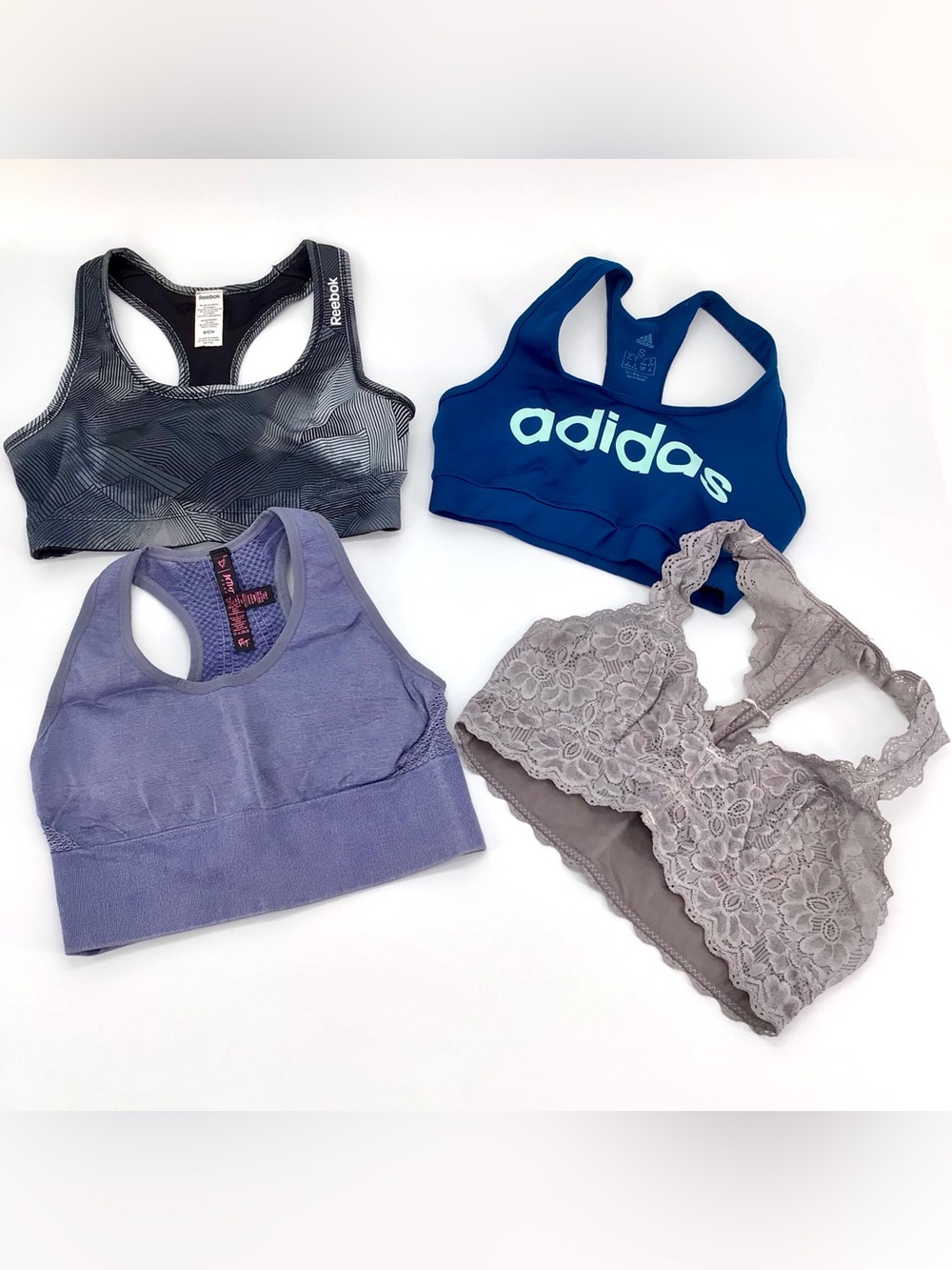 Bundle of 4 Women's Sports Bra Bralette Size Small